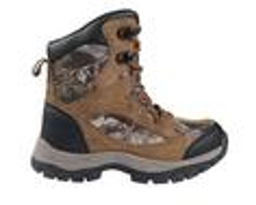 Kids Northside Boots | Boys' Northside Big Kid Renegade Waterproof Winter Boots Tan Camo