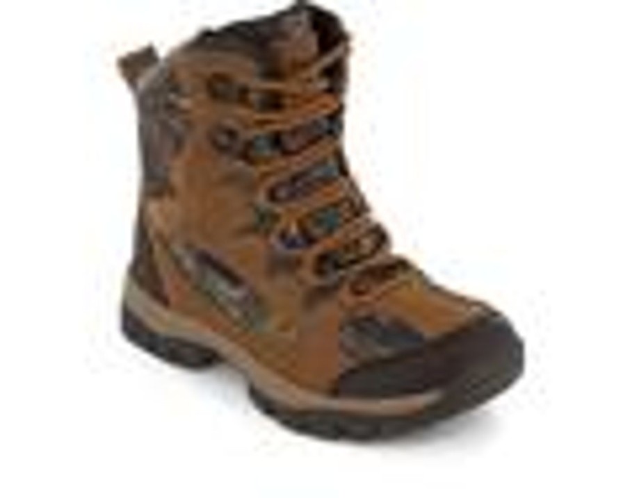 Kids Northside Boots | Boys' Northside Big Kid Renegade Waterproof Winter Boots Tan Camo