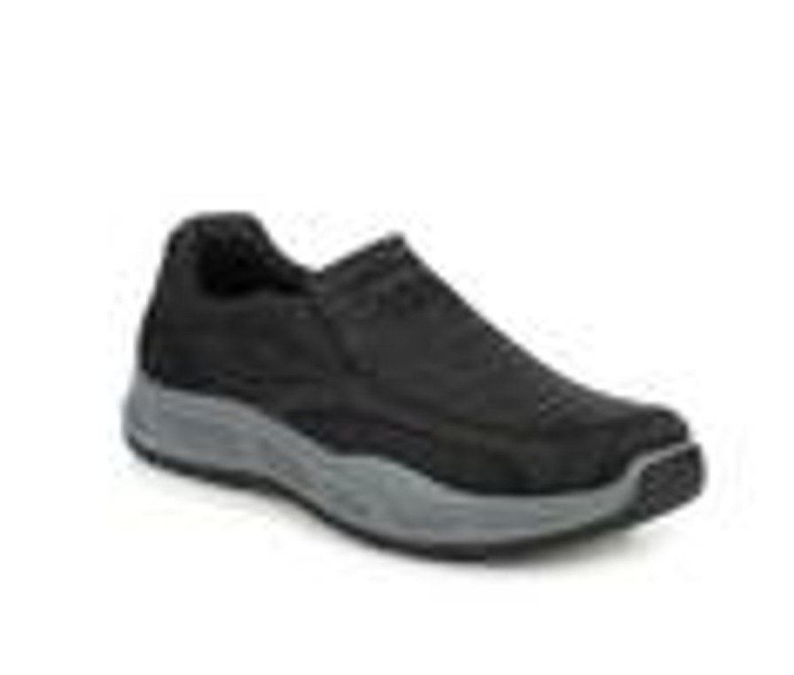 Men Skechers Slip-Ons | Men'S Skechers 204849 Cohagen Casual Shoes Black Knit