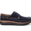 Men Propet Boat Shoes | Men'S Propet Pomeroy Boat Shoes Navy