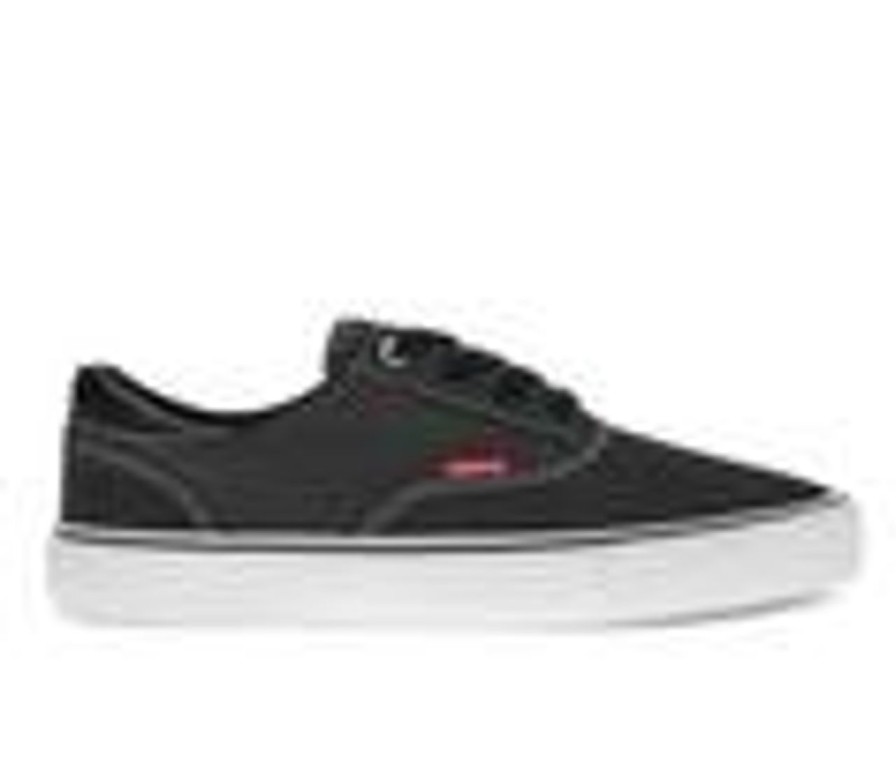 Men Levis Oxfords | Men'S Levis Ethan S Chambray Casual Shoes Black