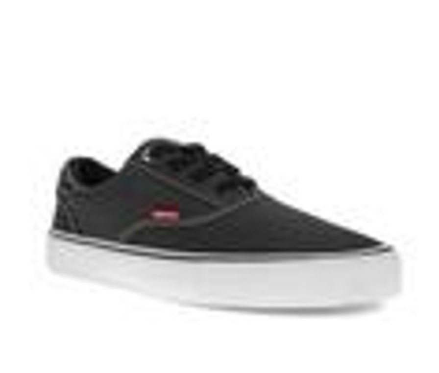 Men Levis Oxfords | Men'S Levis Ethan S Chambray Casual Shoes Black