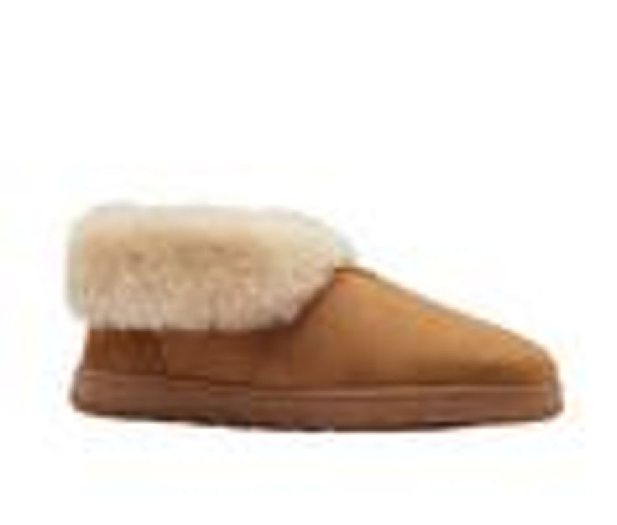 Men Lamo Footwear Winter And Snow Boots | Lamo Footwear Men'S Bootie Doubleface Slippers Chestnut