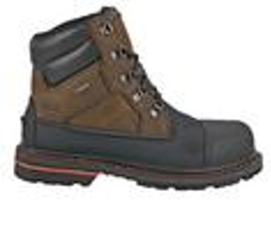 Men Hoss Boot Electric Hazard | Men'S Hoss Boot K Tough Work Boots Brown/Black