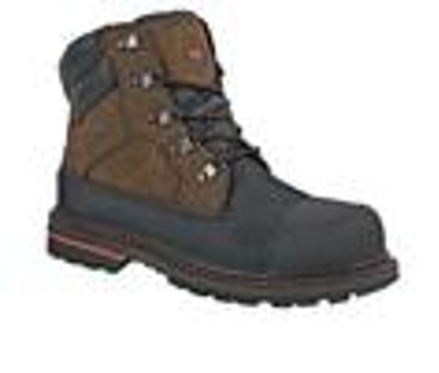 Men Hoss Boot Electric Hazard | Men'S Hoss Boot K Tough Work Boots Brown/Black