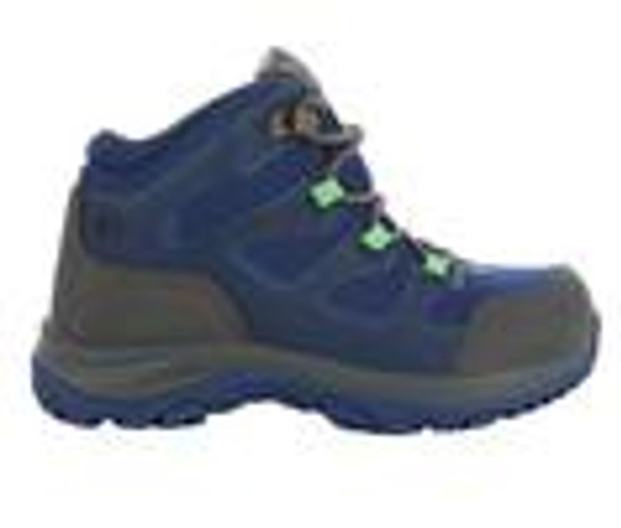 Kids Northside Boots | Boys' Northside Little Kid & Big Kid Hargrove Mid Waterproof Boots Navy/Lime