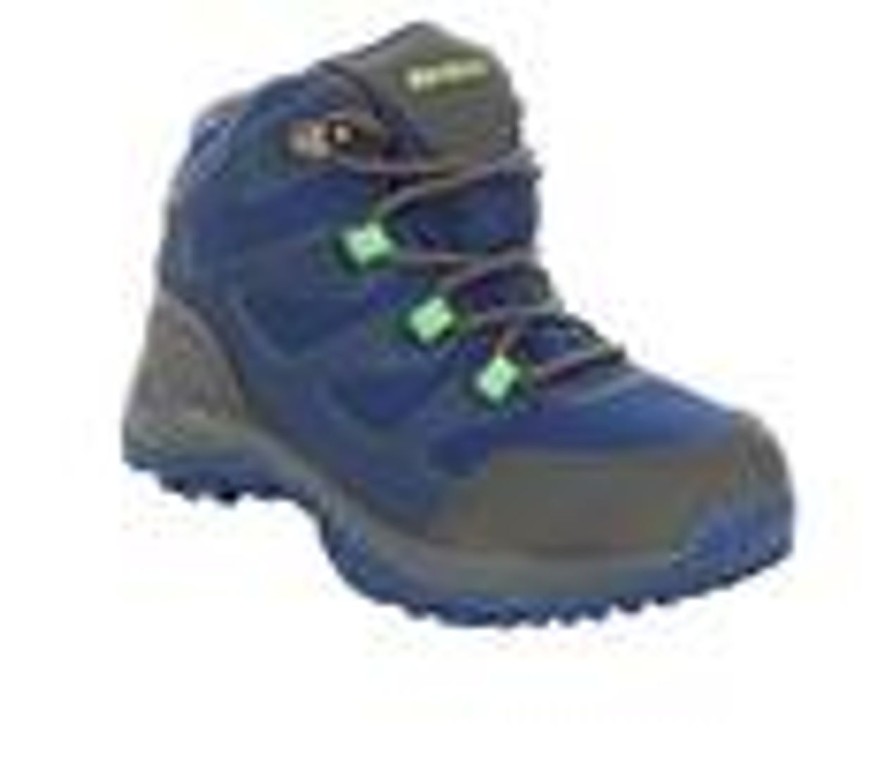 Kids Northside Boots | Boys' Northside Little Kid & Big Kid Hargrove Mid Waterproof Boots Navy/Lime