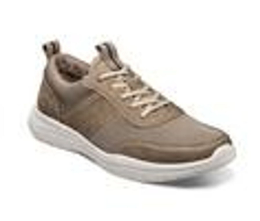 Men Nunn Bush Oxfords | Men'S Nunn Bush Kore City Pass Knit Oxford Oxfords Taupe Multi