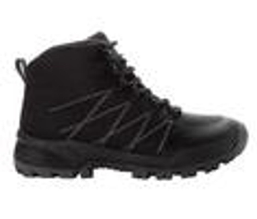 Men Propet Hiking And Hunting | Men'S Propet Traverse Waterproof Hiking Boots Black/Dk Grey