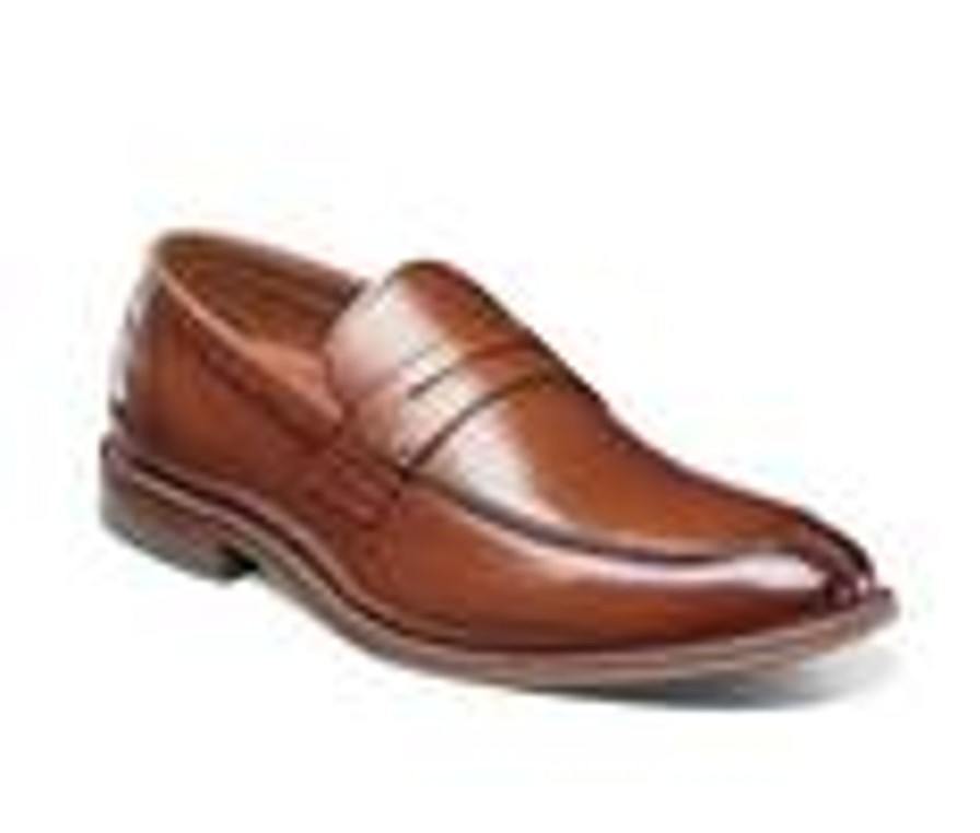 Men Stacy Adams Loafers | Men'S Stacy Adams Marlowe Dress Loafers Cognac