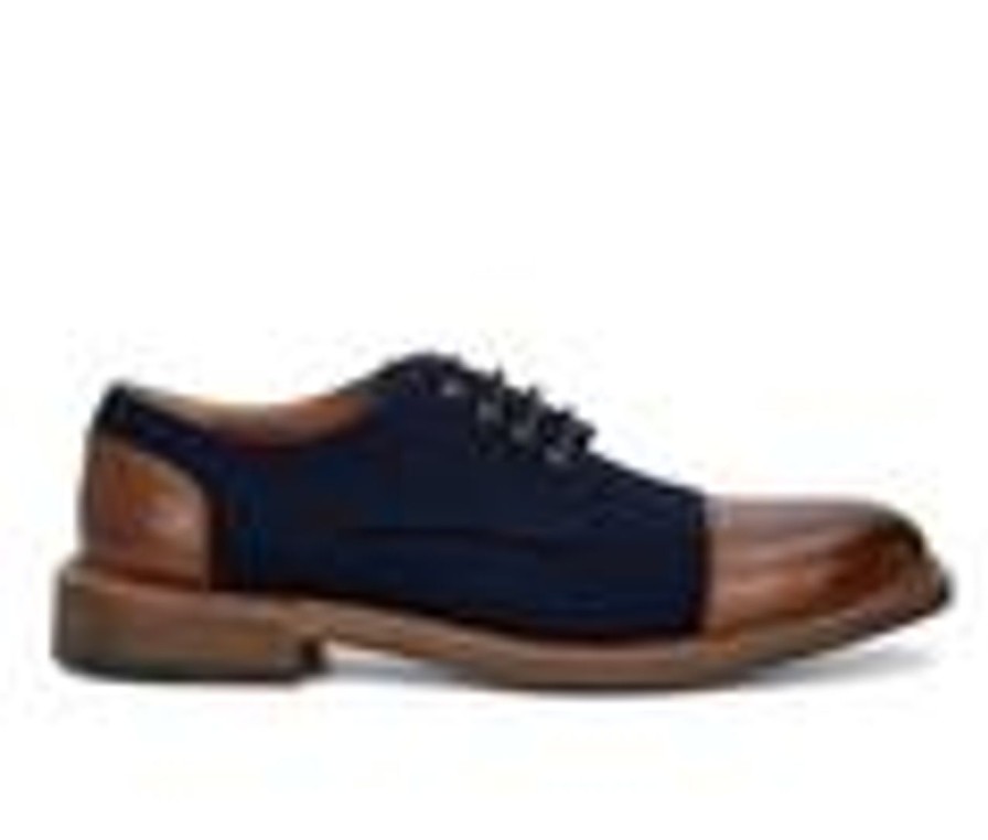 Men Vintage Foundry Co Oxfords | Men'S Vintage Foundry Co Dante Oxfords Navy