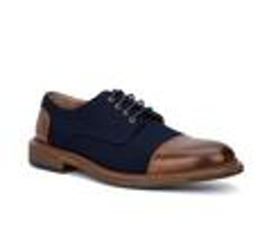 Men Vintage Foundry Co Oxfords | Men'S Vintage Foundry Co Dante Oxfords Navy