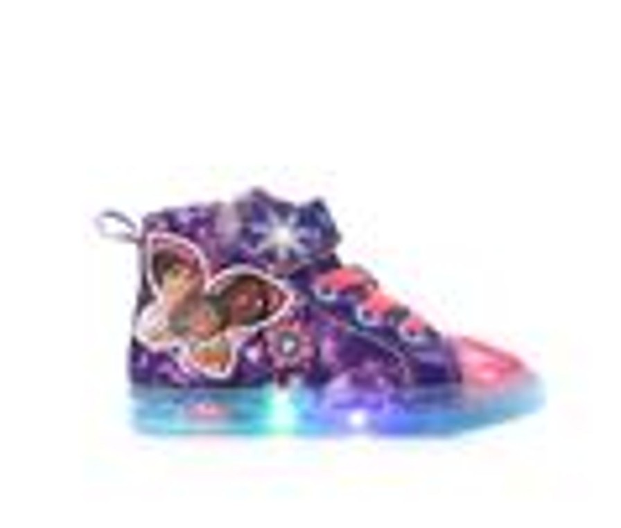 Kids Disney Casual | Girls' Disney Toddler & Little Kid Encanto Mid Light-Up Sneakers Purple/Pink