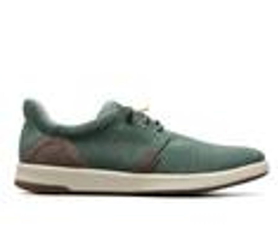 Men Florsheim Oxfords | Men'S Florsheim Crossover Can Elastic Lace Slip-On Sneakers Green