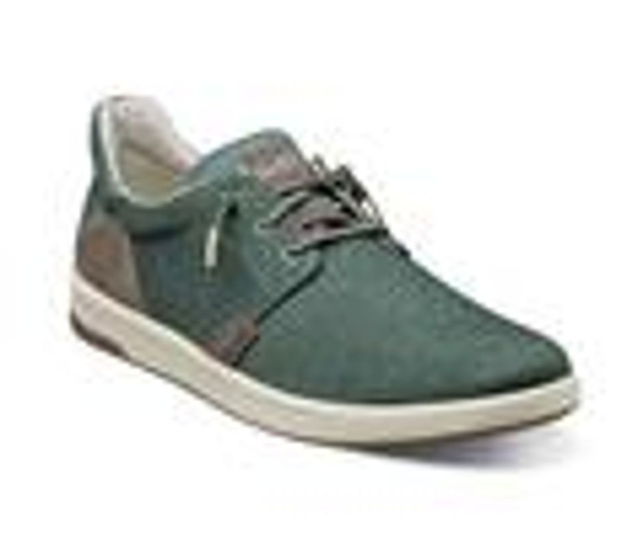 Men Florsheim Oxfords | Men'S Florsheim Crossover Can Elastic Lace Slip-On Sneakers Green