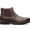 Men Nunn Bush Boots | Men'S Nunn Bush Dakota Plain Toe Chelsea Dress Boots Brown