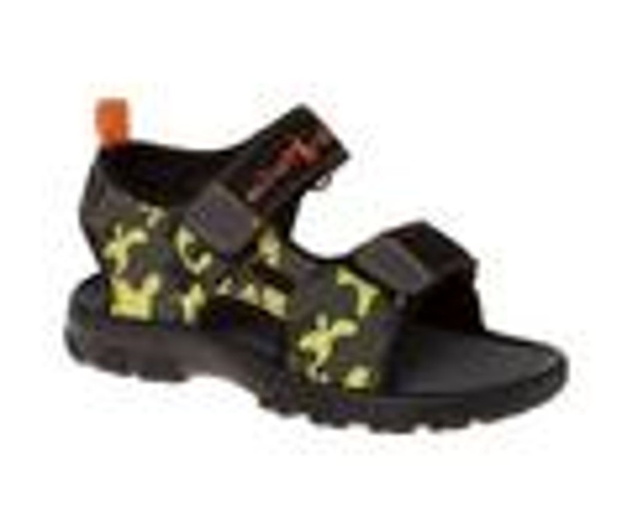 Kids Beverly Hills Polo Club Sandals | Boys' Beverly Hills Polo Club Maverick Max 5-10 Sandals Black Camo