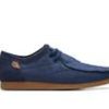 Men Clarks Loafers And Slip-Ons | Men'S Clarks Shacre Ii Step Casual Shoes Navy Textile