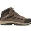 Men Columbia Hiking And Hunting | Men'S Columbia Crestwood Mid Waterproof Hiking Boots Cordovan/Squash