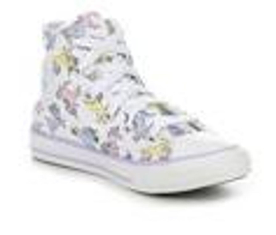 Kids Converse Athletics & Sneakers | Girls' Converse Little Kid Chuck Taylor All Star Unicorn Mid Sneakers White/Moon/Viol