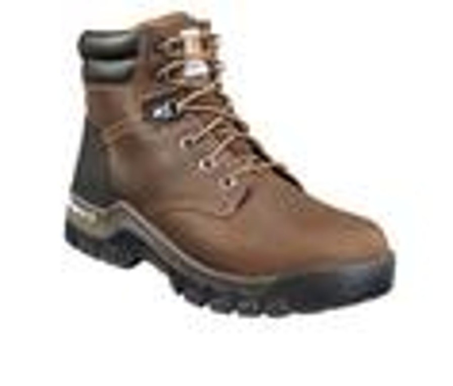 Men Carhartt Electric Hazard | Men'S Carhartt Cmf6366 Composite Toe Work Boots Brown