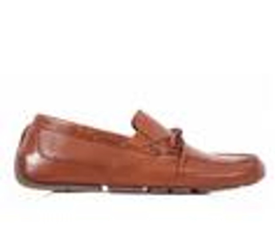 Men Clarks Loafers | Men'S Clarks Markman Lace Slip-On Shoes Dk Tan Leather