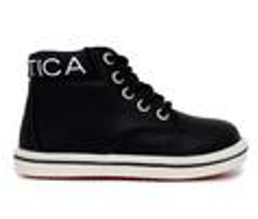 Kids Nautica Boots | Boys' Nautica Toddler & Little Kid Bowenswarf Sneaker Boots Black/White