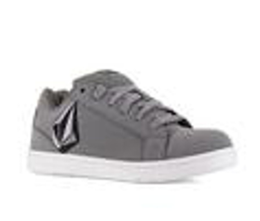 Men Volcom Work Electric Hazard | Men'S Volcom Work Stone Ct Eh Work Shoes Grey/Black