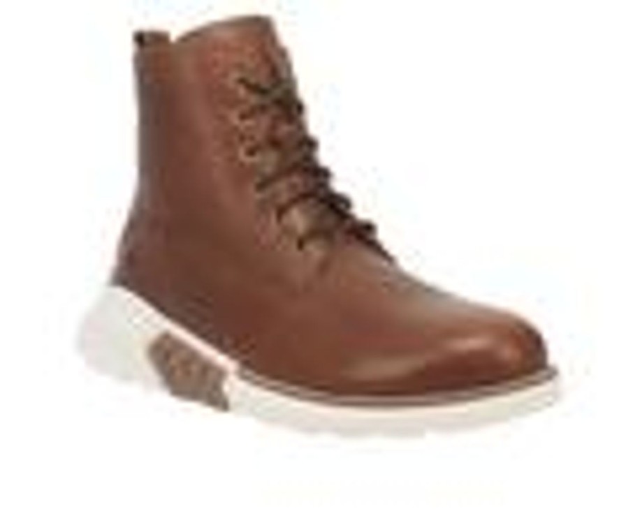 Men Dingo Boot Casual | Men'S Dingo Boot Black Top Lace-Up Boots Brown