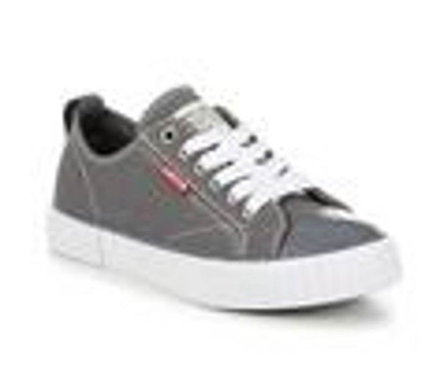 Kids Levis Athletics & Sneakers | Kids' Levis Little Kid Anikan Canvas Sneakers Charcoal