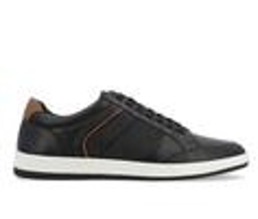 Men Vance Co. Oxfords | Men'S Vance Co. Rogers Casual Oxford Sneakers Black