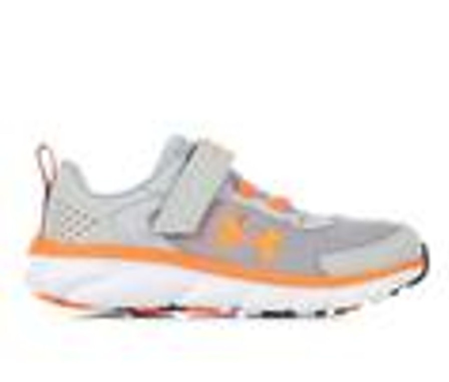 Kids Under Armour Athletics & Sneakers | Boys' Under Armour Little Kid Assert 9 Running Shoes Grey/Wht/Orange