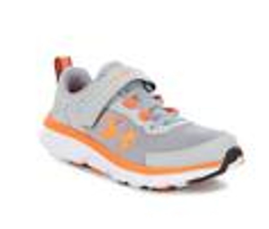 Kids Under Armour Athletics & Sneakers | Boys' Under Armour Little Kid Assert 9 Running Shoes Grey/Wht/Orange