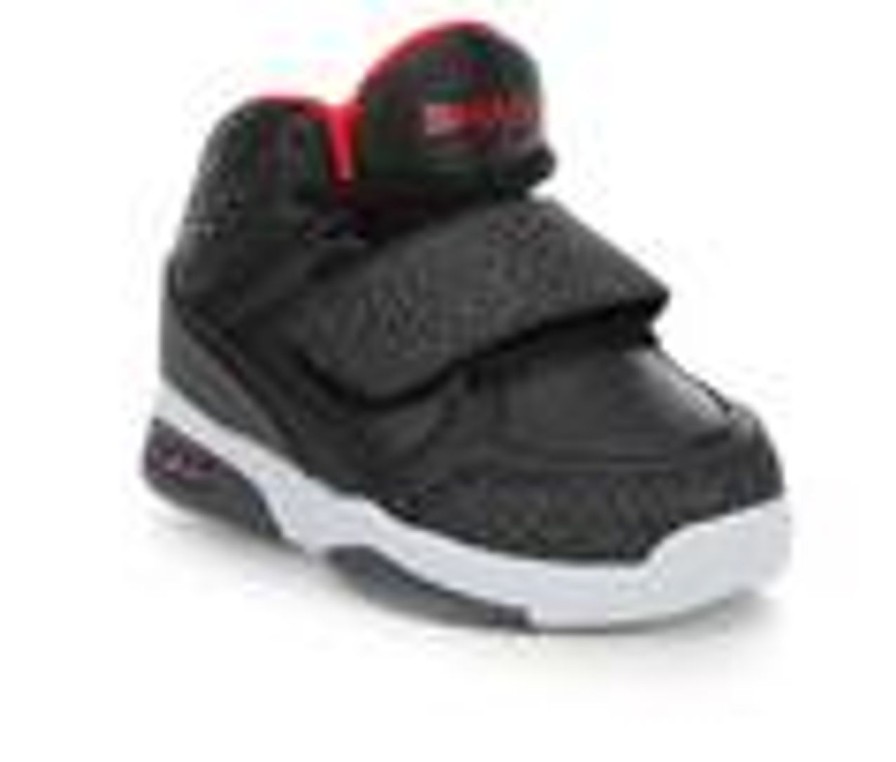 Kids Shaq Athletics & Sneakers | Boys' Shaq Toddler & Little Kid Swoop Basketball Shoes Black/Grey/Red