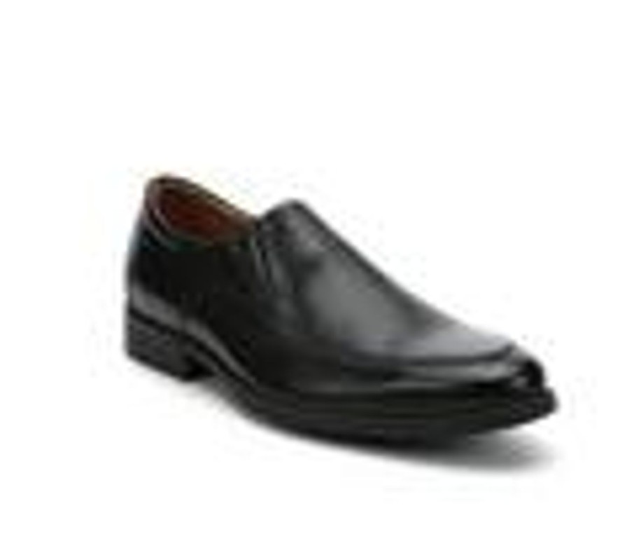 Men Clarks Loafers | Men'S Clarks Whiddon Step Loafers Black Leather