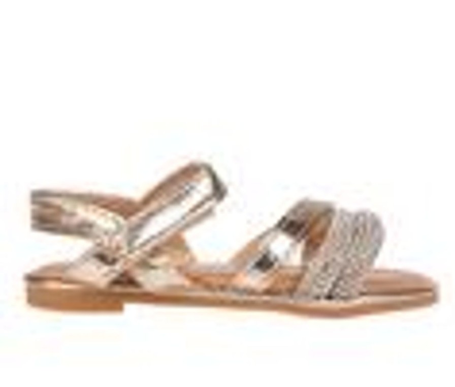 Kids Bebe Sandals | Girls' Bebe Toddler Teresa Sandals Light Gold