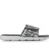 Kids Under Armour Sandals | Boys' Under Armour Little Kid & Big Kid Ignite Print Vii Sport Slides Mod Gray/Silver