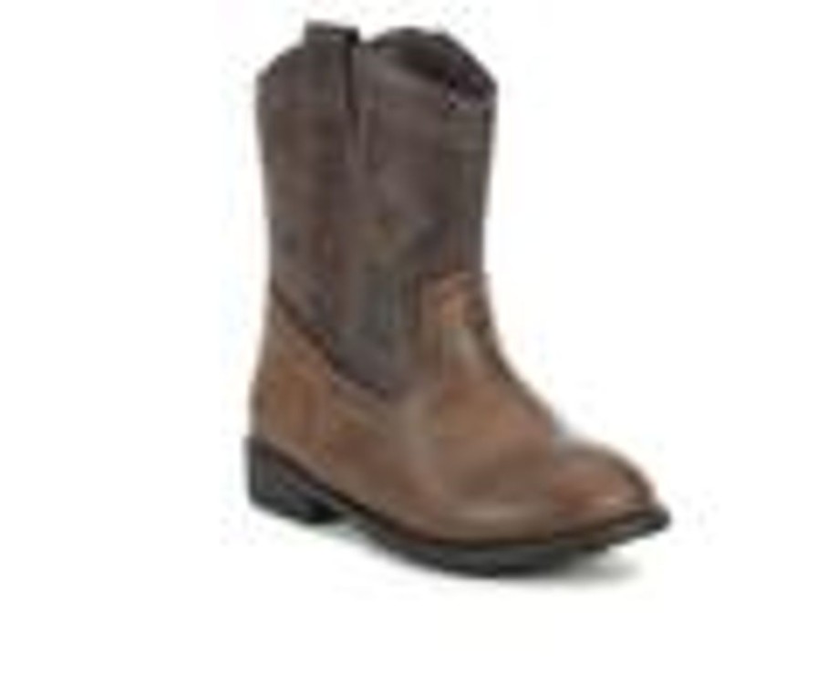 Kids Stone Canyon Boots | Boys' Stone Canyon Toddler Jared Cowboy Boots Brown