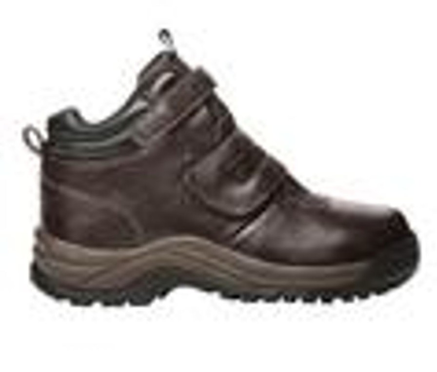 Men Propet Waterproof | Men'S Propet Cliff Walker Strap Waterproof Hiking Boots Bronco Brown