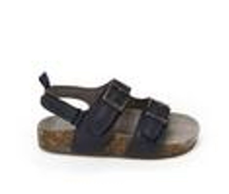 Kids OshKosh B'gosh Sandals | Boys' Oshkosh B'Gosh Toddler & Little Kid Bruno Footbed Sandals Navy