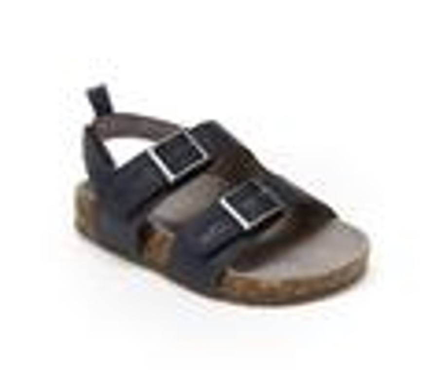 Kids OshKosh B'gosh Sandals | Boys' Oshkosh B'Gosh Toddler & Little Kid Bruno Footbed Sandals Navy