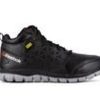 Men REEBOK WORK Electric Hazard | Men'S Reebok Work Sublite Cushion Leather Electrical Hazard Work Boots Black Leather