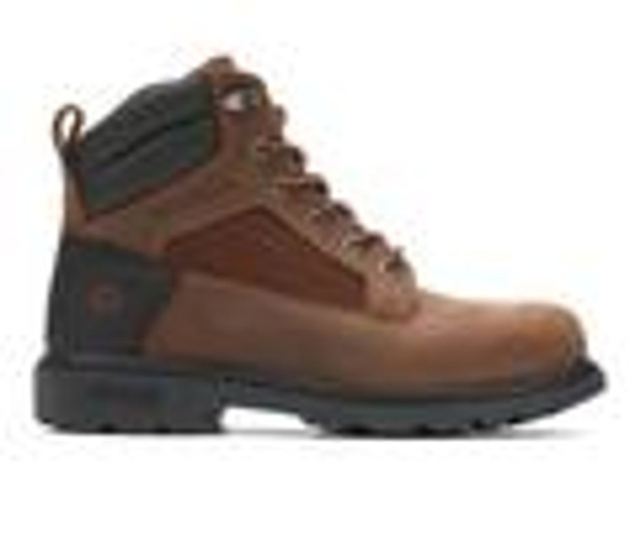 Men Wolverine Slip Resistant | Men'S Wolverine Bulldozer 2.0 Soft Toe Work Boots Caramel