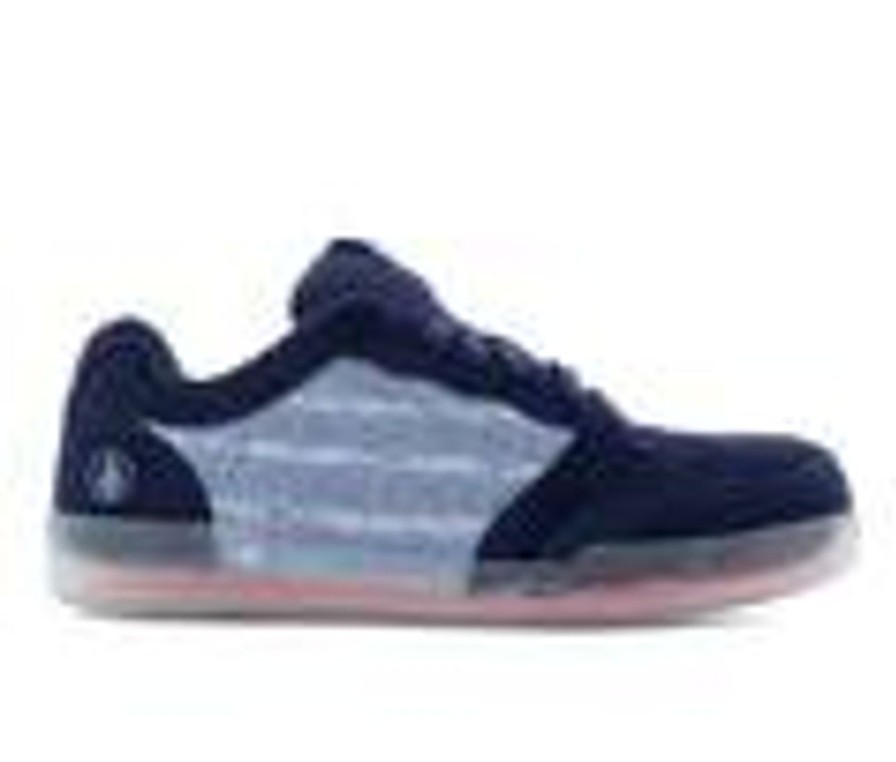 Men Volcom Work Electric Hazard | Men'S Volcom Work Hybrid Ct Eh Work Shoes Navy/Celeblue