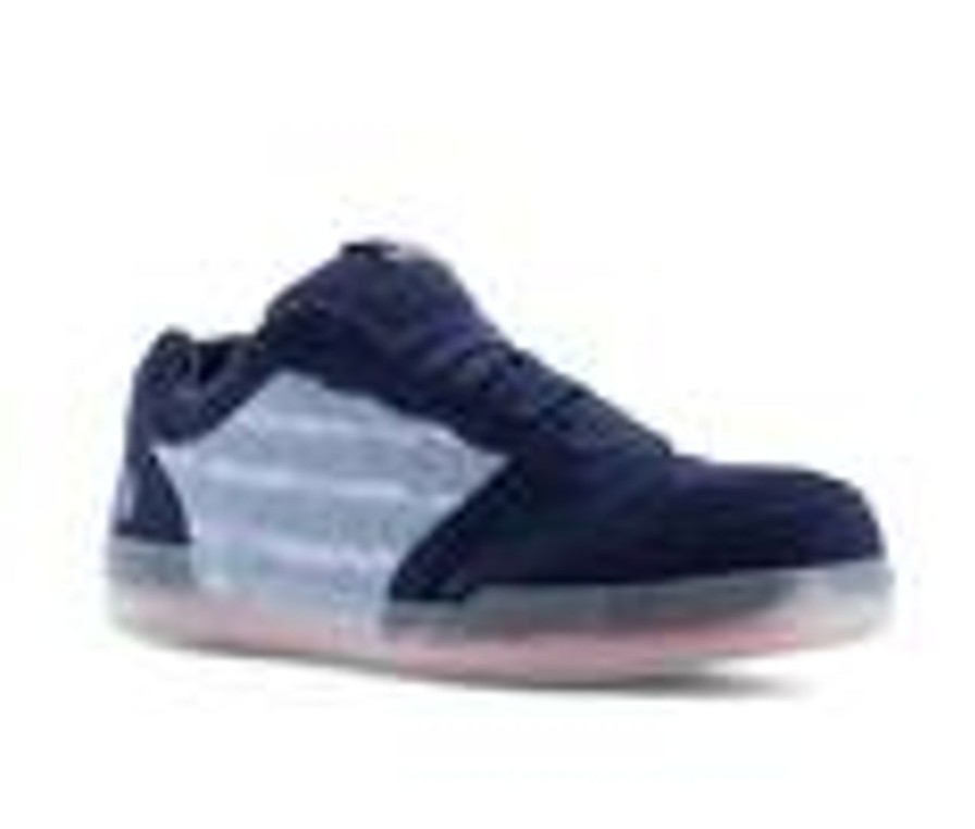 Men Volcom Work Electric Hazard | Men'S Volcom Work Hybrid Ct Eh Work Shoes Navy/Celeblue