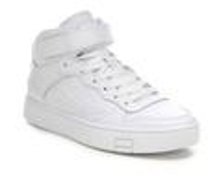 Men Fila High Tops | Men'S Fila Mgx-100 Mid Sneakers White Mono