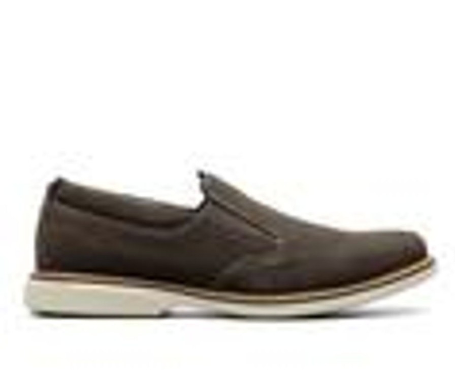 Men Nunn Bush Loafers | Men'S Nunn Bush Otto Moc Toe Slip Loafers Gray