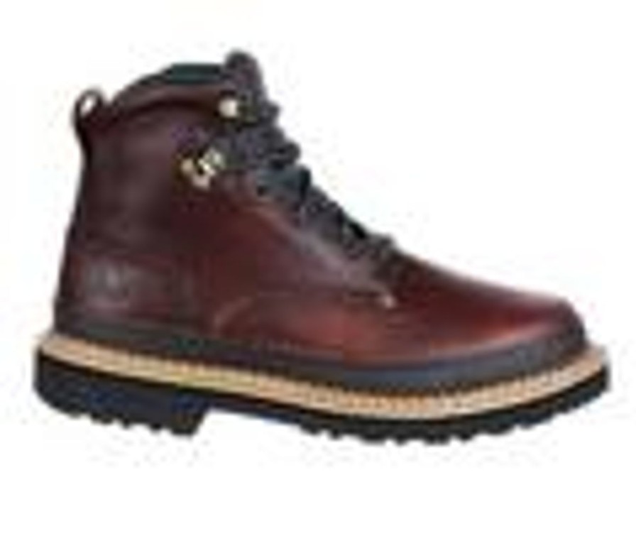 Men Georgia Boot Steel Toe | Men'S Georgia Boot 6 Soggy Brown