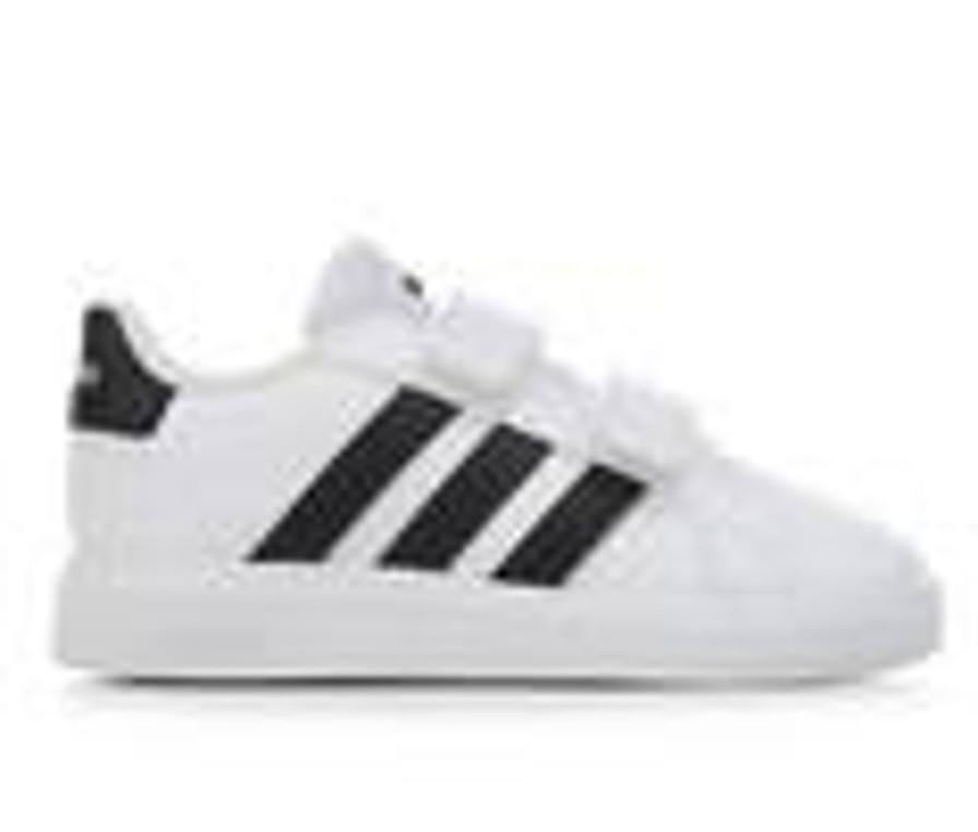 Kids Adidas Athletics & Sneakers | Kids' Adidas Toddler Grand Court 2.0 Sneakers White/Black