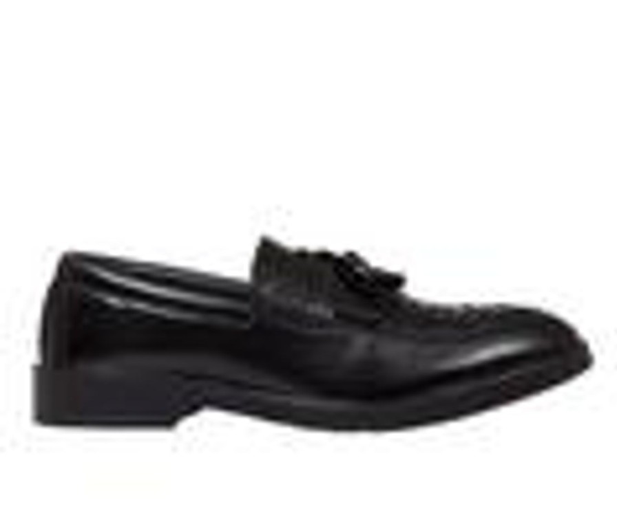 Men Deer Stags Loafers | Men'S Deer Stags Borough Dress Loafers Black